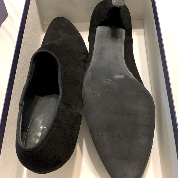 Stuart Weitzman Softshell Black Suede - Picture 4 of 4